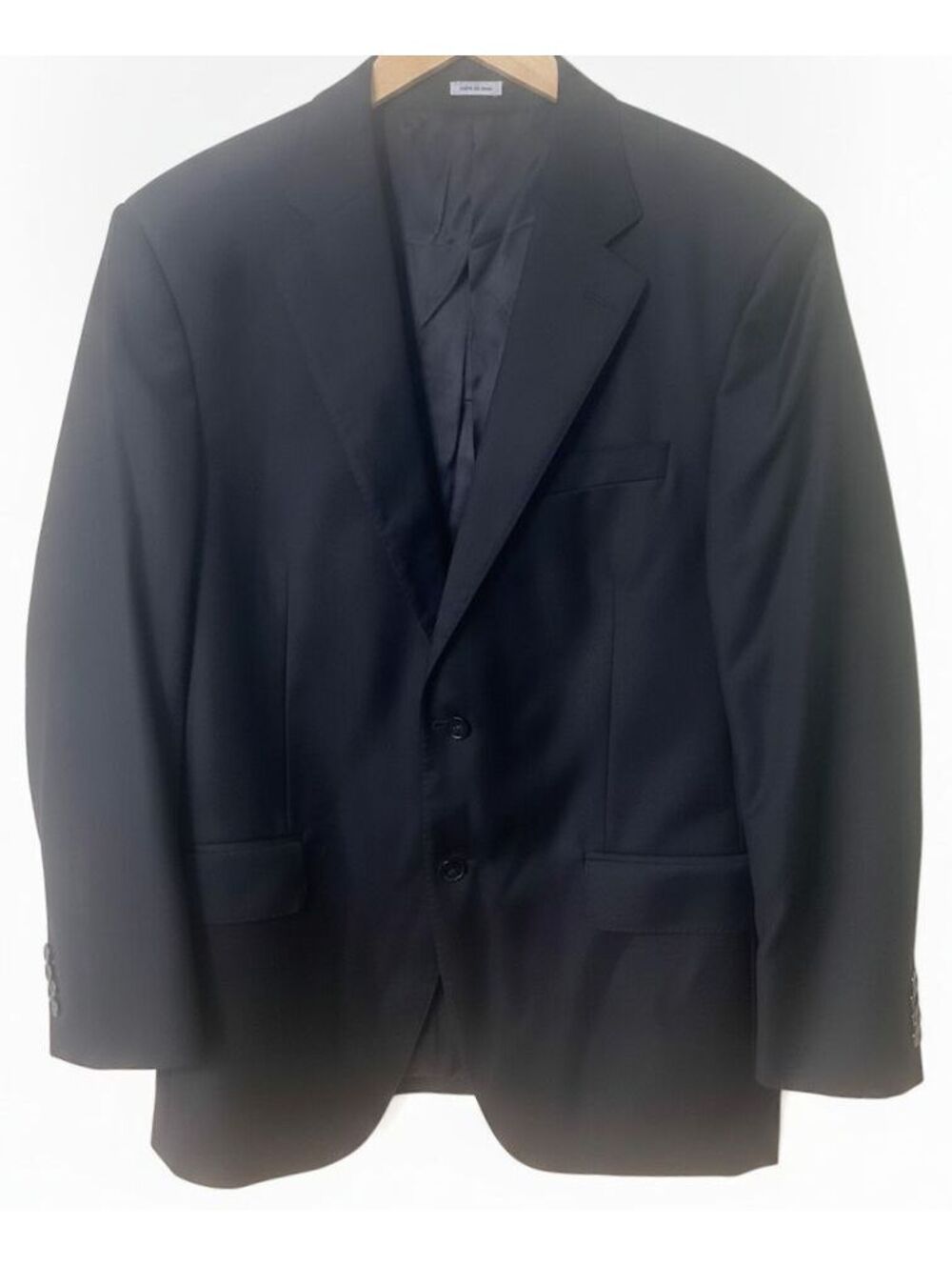Peter Millar Men's 42R Black 100% Wool Blazer Sport Coat Union Made Canada